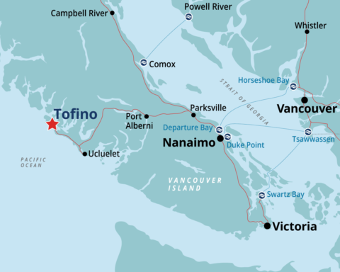 Map Tofino Vancouver Island