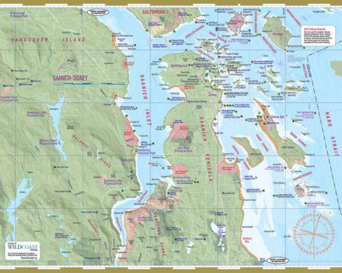 Sidney Vancouver Island Map