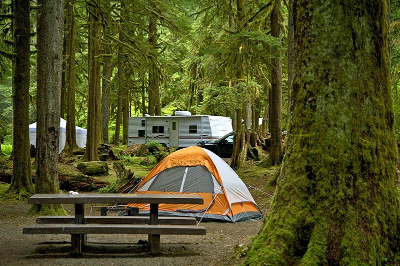 Ucluelet Campground Vancouver Island